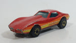 1982 Hot Wheels Gold Hot Ones Corvette Stingray Red Die Cast Toy Car Vehicle - Malaysia