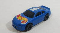 1998 Hot Wheels Racer Nascar #44 Blue Die Cast Toy Race Car Vehicle McDonald's Happy Meal