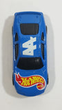 1998 Hot Wheels Racer Nascar #44 Blue Die Cast Toy Race Car Vehicle McDonald's Happy Meal