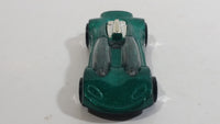 1999 Hot Wheels Double Cross Metalflake Dark Green Die Cast Toy Car Vehicle McDonald's Happy Meal 9/16