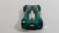 1999 Hot Wheels Double Cross Metalflake Dark Green Die Cast Toy Car Vehicle McDonald's Happy Meal 9/16