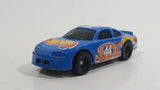 1998 Hot Wheels Racer Nascar #44 Blue Die Cast Toy Race Car Vehicle McDonald's Happy Meal