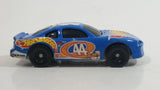 1998 Hot Wheels Racer Nascar #44 Blue Die Cast Toy Race Car Vehicle McDonald's Happy Meal