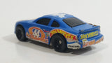 1998 Hot Wheels Racer Nascar #44 Blue Die Cast Toy Race Car Vehicle McDonald's Happy Meal