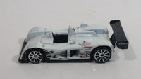 2008 Hot Wheels Top Speed GT Cadillac LMP #2 White Die Cast Toy Race Car Vehicle