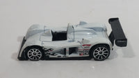 2008 Hot Wheels Top Speed GT Cadillac LMP #2 White Die Cast Toy Race Car Vehicle