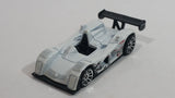 2008 Hot Wheels Top Speed GT Cadillac LMP #2 White Die Cast Toy Race Car Vehicle