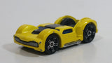 2005 Hot Wheels First Editions Drop Tops Curb Side Yellow Die Cast Toy Car Vehicle PR5