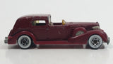 1983 Hot Wheels '35 Classic Caddy Cadillac Maroon Die Cast Toy Car Vehicle