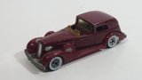 1983 Hot Wheels '35 Classic Caddy Cadillac Maroon Die Cast Toy Car Vehicle