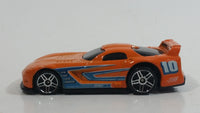 2008 Hot Wheels Top Speed GT Dodge Viper GTS-R Orange Die Cast Toy Super Car Vehicle