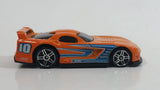 2008 Hot Wheels Top Speed GT Dodge Viper GTS-R Orange Die Cast Toy Super Car Vehicle