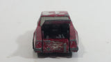 1985 Hot Wheels Crack Ups Hood Basher Stock Car Maroon Turbo Die Cast Toy Car Vehicle Hong Kong