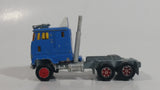 Vintage Majorette Semi Truck Tractor Sky Blue Die Cast Toy Car Rig Vehicle
