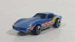 2000 Hot Wheels Chevrolet Corvette Stingray Blue Die Cast Toy Car Vehicle