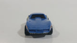 2000 Hot Wheels Chevrolet Corvette Stingray Blue Die Cast Toy Car Vehicle