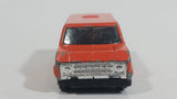 Vintage Yatming No. 1501 Ford Econoline E-150 Van Orange "International Tournament" 5-Speed 4WD Die Cast Toy Car Vehicle