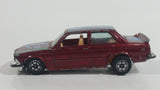 Yatming BMW 320i Dark Red M-Power Blue #320 Turbo Rally No. 1029 Die Cast Toy Car Vehicle