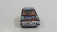 Yatming BMW 320i Dark Red M-Power Blue #320 Turbo Rally No. 1029 Die Cast Toy Car Vehicle