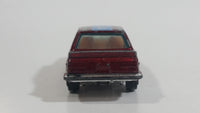 Yatming BMW 320i Dark Red M-Power Blue #320 Turbo Rally No. 1029 Die Cast Toy Car Vehicle