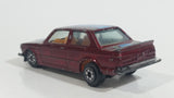 Yatming BMW 320i Dark Red M-Power Blue #320 Turbo Rally No. 1029 Die Cast Toy Car Vehicle