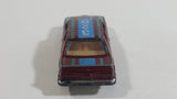 Yatming BMW 320i Dark Red M-Power Blue #320 Turbo Rally No. 1029 Die Cast Toy Car Vehicle