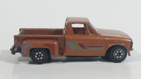 1980s Yatming Chevrolet LUV Stepside Pickup Truck Copper Brown No. 1700 Die Cast Toy Car Vehicle - Made in Thailand