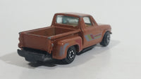 1980s Yatming Chevrolet LUV Stepside Pickup Truck Copper Brown No. 1700 Die Cast Toy Car Vehicle - Made in Thailand