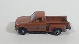 1980s Yatming Chevrolet LUV Stepside Pickup Truck Copper Brown No. 1700 Die Cast Toy Car Vehicle - Made in Thailand