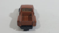 1980s Yatming Chevrolet LUV Stepside Pickup Truck Copper Brown No. 1700 Die Cast Toy Car Vehicle - Made in Thailand