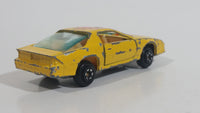 Vintage Yatming No. 1086 1983 Chevy Camaro Z28 Yellow Die Cast Toy Car Vehicle