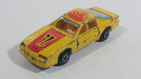 Vintage Yatming No. 1086 1983 Chevy Camaro Z28 Yellow Die Cast Toy Car Vehicle