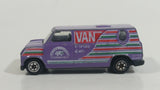 Vintage Yatming Ford Econoline E-150 Van Light Purple "International Tournament" 5-Speed 4WD Die Cast Toy Car Vehicle No. 1501