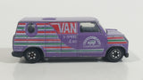 Vintage Yatming Ford Econoline E-150 Van Light Purple "International Tournament" 5-Speed 4WD Die Cast Toy Car Vehicle No. 1501