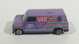 Vintage Yatming Ford Econoline E-150 Van Light Purple "International Tournament" 5-Speed 4WD Die Cast Toy Car Vehicle No. 1501