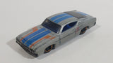 2014 Hot Wheels HW Work Shop Muscle Mania '69 Ford Torino Metalflake Grey Die Cast Toy Muscle Car Vehicle