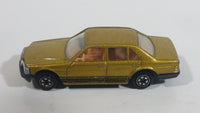 Yatming No. 8915 Mercedes Sedan Golden Gold Die Cast Toy Car Vehicle