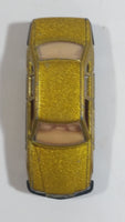 Yatming No. 8915 Mercedes Sedan Golden Gold Die Cast Toy Car Vehicle