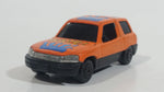 Rare HTF Yatming No. 825 Toyota Rav4 "Wave!" Orange Die Cast Toy Car Vehicle