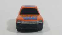 Rare HTF Yatming No. 825 Toyota Rav4 "Wave!" Orange Die Cast Toy Car Vehicle