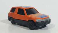 Rare HTF Yatming No. 825 Toyota Rav4 "Wave!" Orange Die Cast Toy Car Vehicle