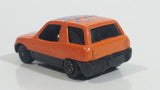 Rare HTF Yatming No. 825 Toyota Rav4 "Wave!" Orange Die Cast Toy Car Vehicle