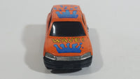 Rare HTF Yatming No. 825 Toyota Rav4 "Wave!" Orange Die Cast Toy Car Vehicle