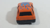 Rare HTF Yatming No. 825 Toyota Rav4 "Wave!" Orange Die Cast Toy Car Vehicle