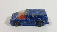 1979 Hot Wheels Scene Machines Inside Story Beach Blaster Van White Painted Blue Die Cast Toy Car Vehicle Hong Kong