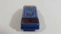 1979 Hot Wheels Scene Machines Inside Story Beach Blaster Van White Painted Blue Die Cast Toy Car Vehicle Hong Kong