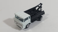 Yatming Wrecker Salvage Tow Truck Black and White Die Cast Toy Car Wrecking Towing Vehicle China