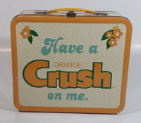 2010 Dr. Pepper Seven Up Have a Orange Crush on me Tin Metal Lunch Box Beverage Soda Pop Collectible