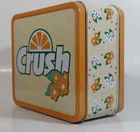 2010 Dr. Pepper Seven Up Have a Orange Crush on me Tin Metal Lunch Box Beverage Soda Pop Collectible