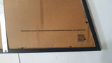 1993 Budweiser Cold Filtered Ice Draft Beer Black, Blue and White Slanted Pub Mirror 23" x 26" Anheuser-Busch